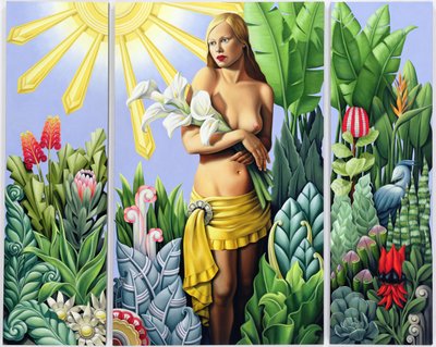 Eden (drieluik) door Catherine Abel